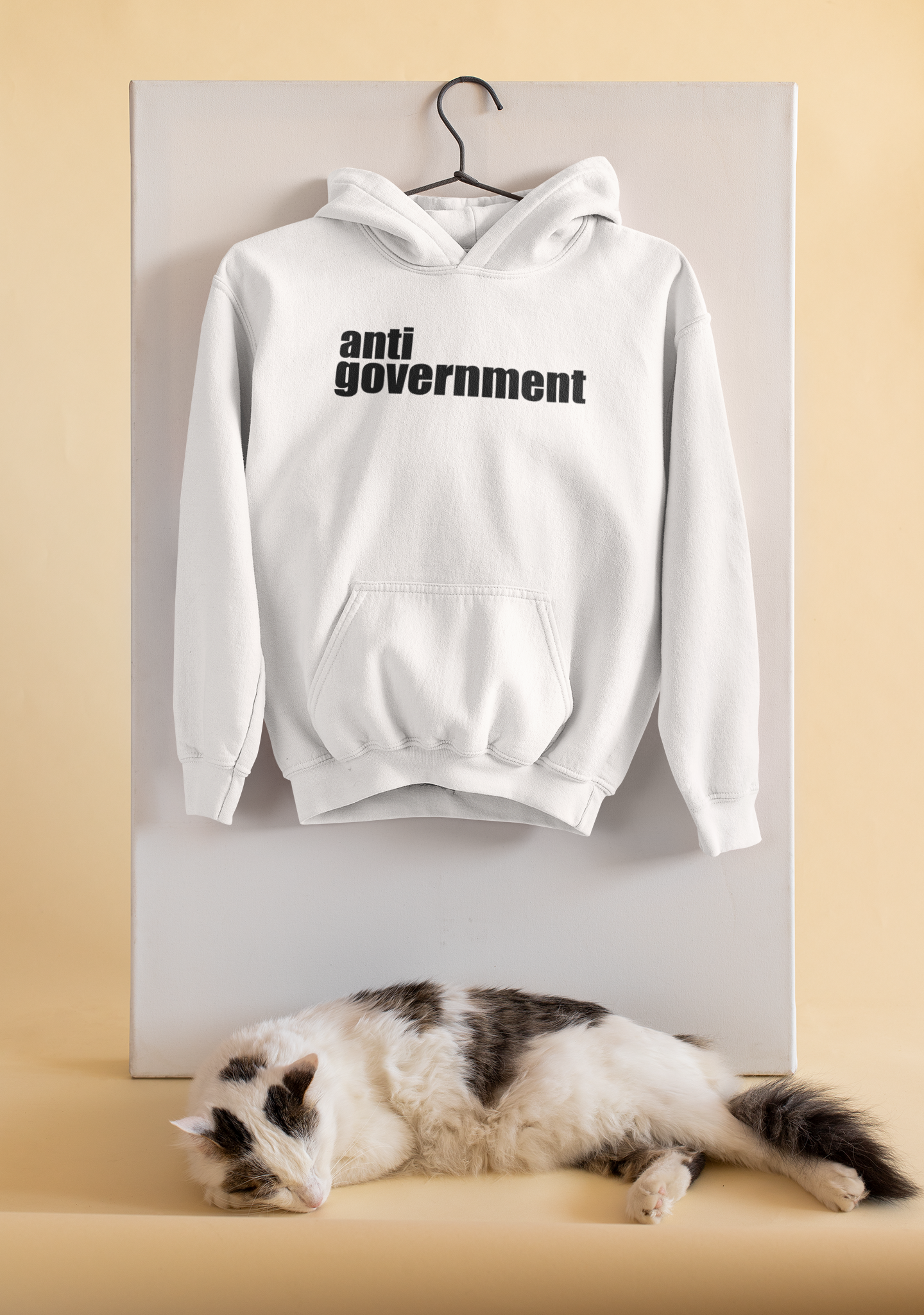 Government Anti Government Hoodies for Women-FunkyTeesClub