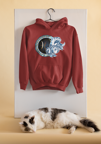 Pisces Zodiac Sign Hoodies for Women-FunkyTeesClub