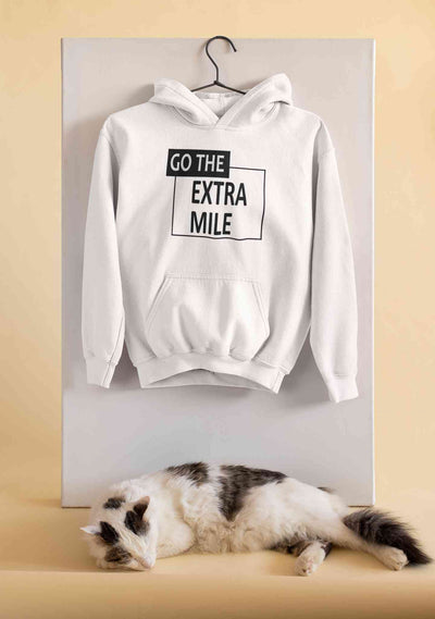 Go The Extra Mile Hoodies for Women-FunkyTeesClub