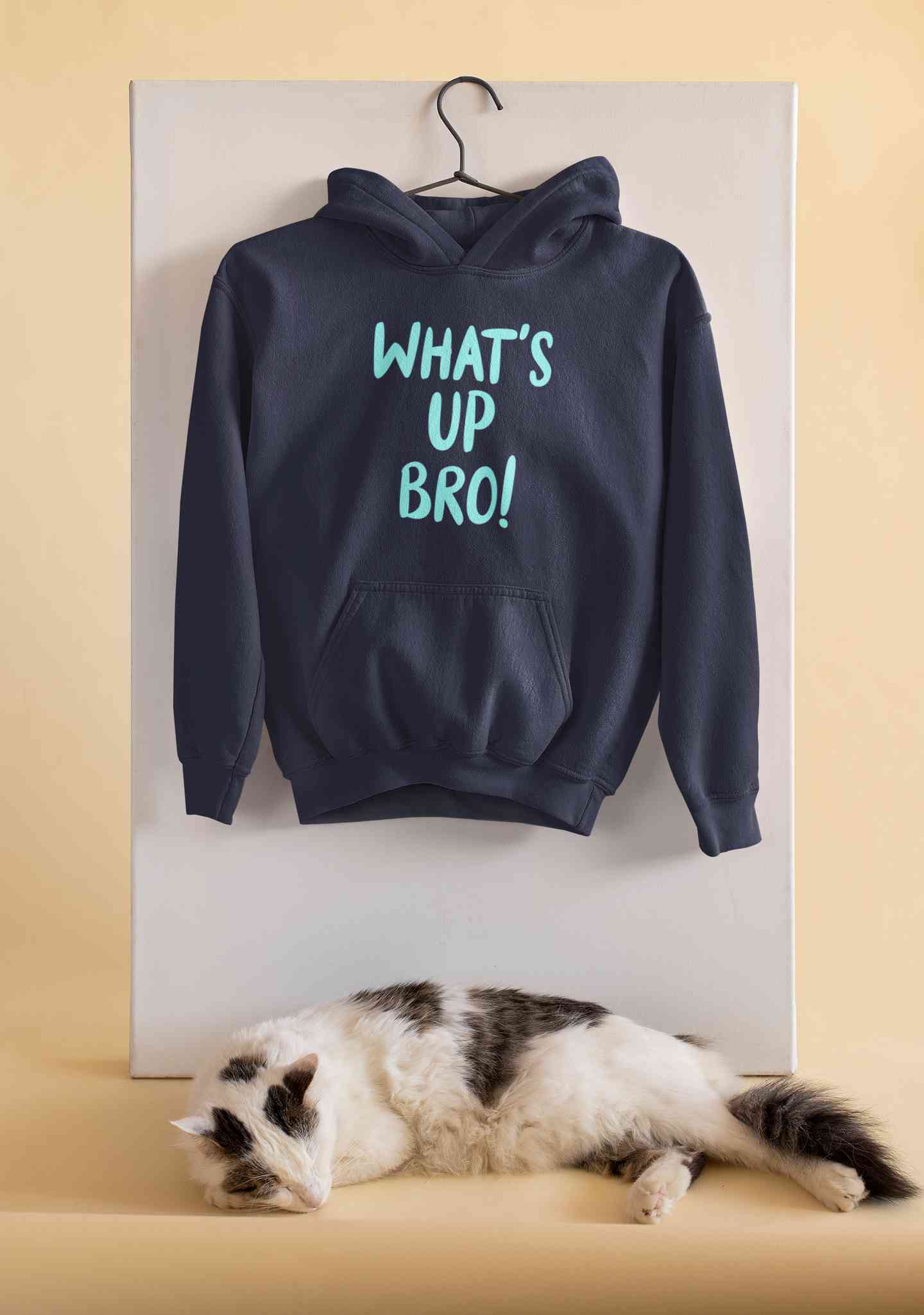 Whats Up Bro Hoodies for Women-FunkyTeesClub