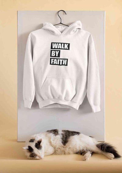 Walk By Faith Men Hoodies-FunkyTeesClub