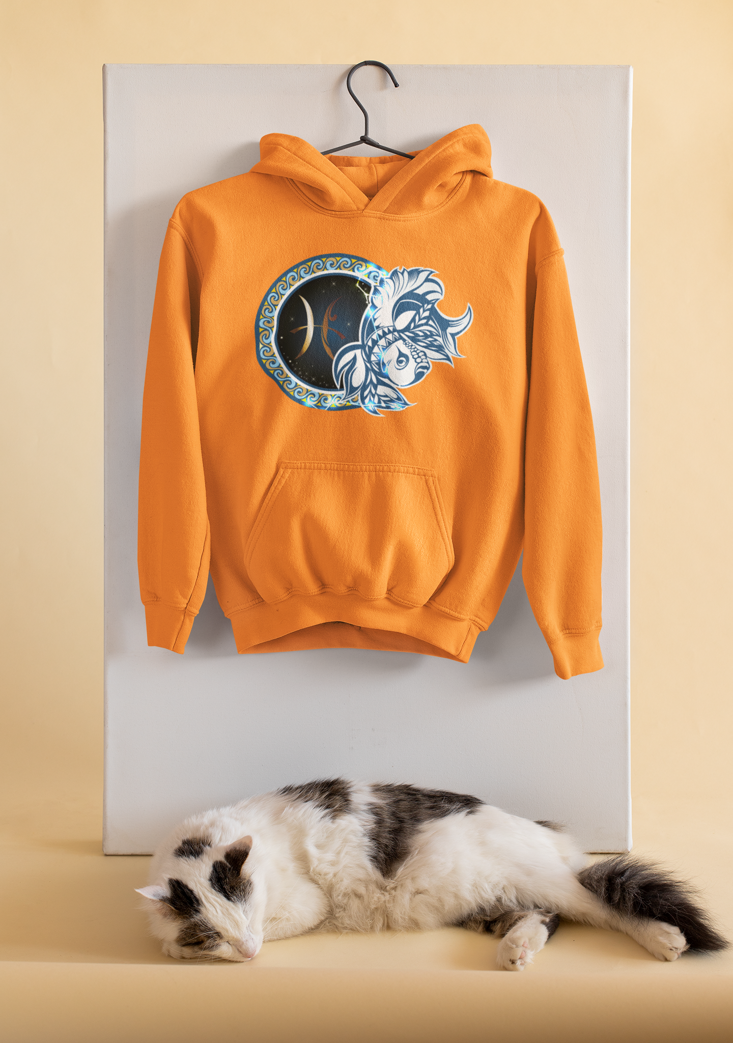 Pisces Zodiac Sign Hoodies for Women-FunkyTeesClub