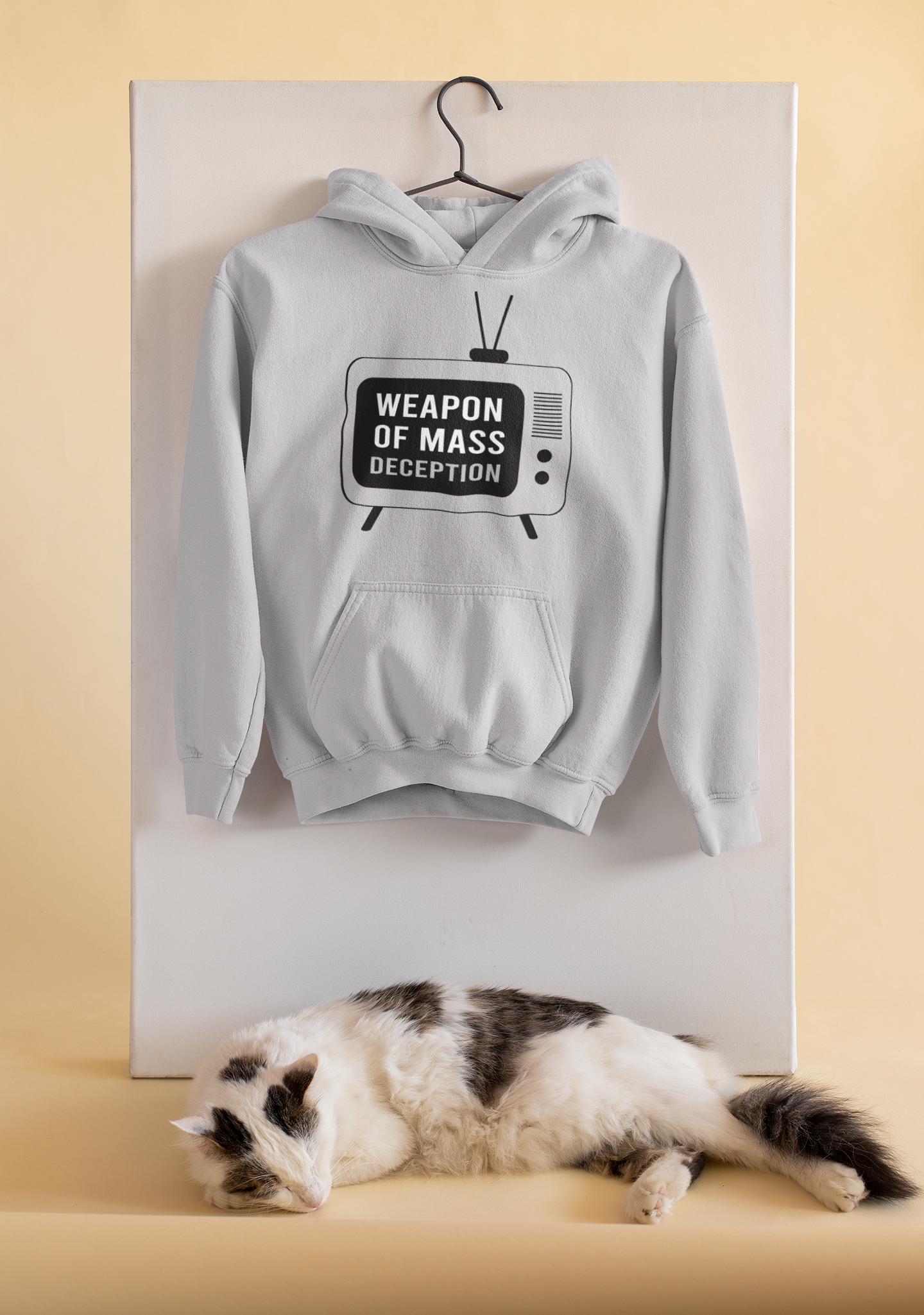 Weapon Of Mass Deception Anti Government Hoodies for Women-FunkyTeesClub