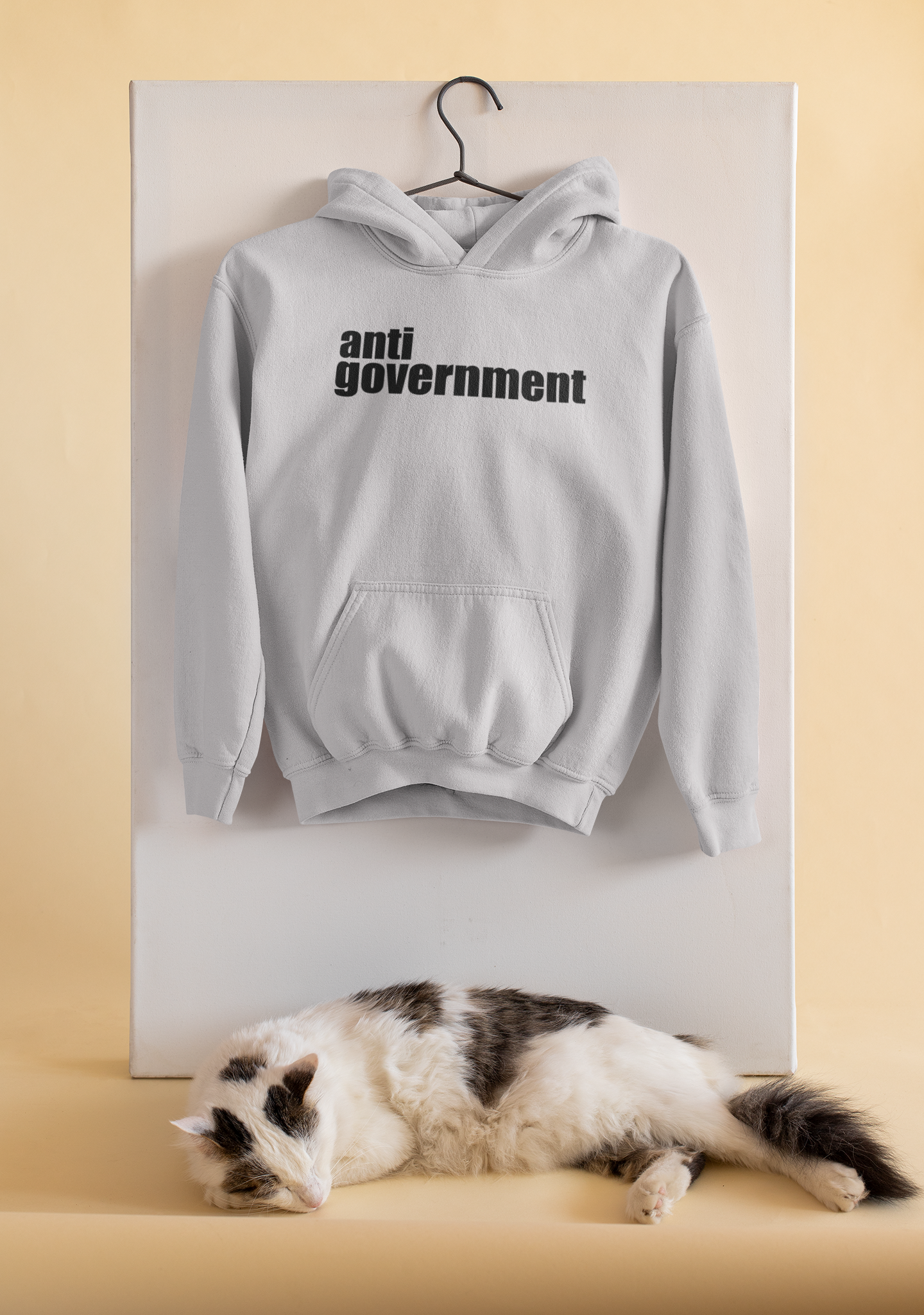 Government Anti Government Hoodies for Women-FunkyTeesClub