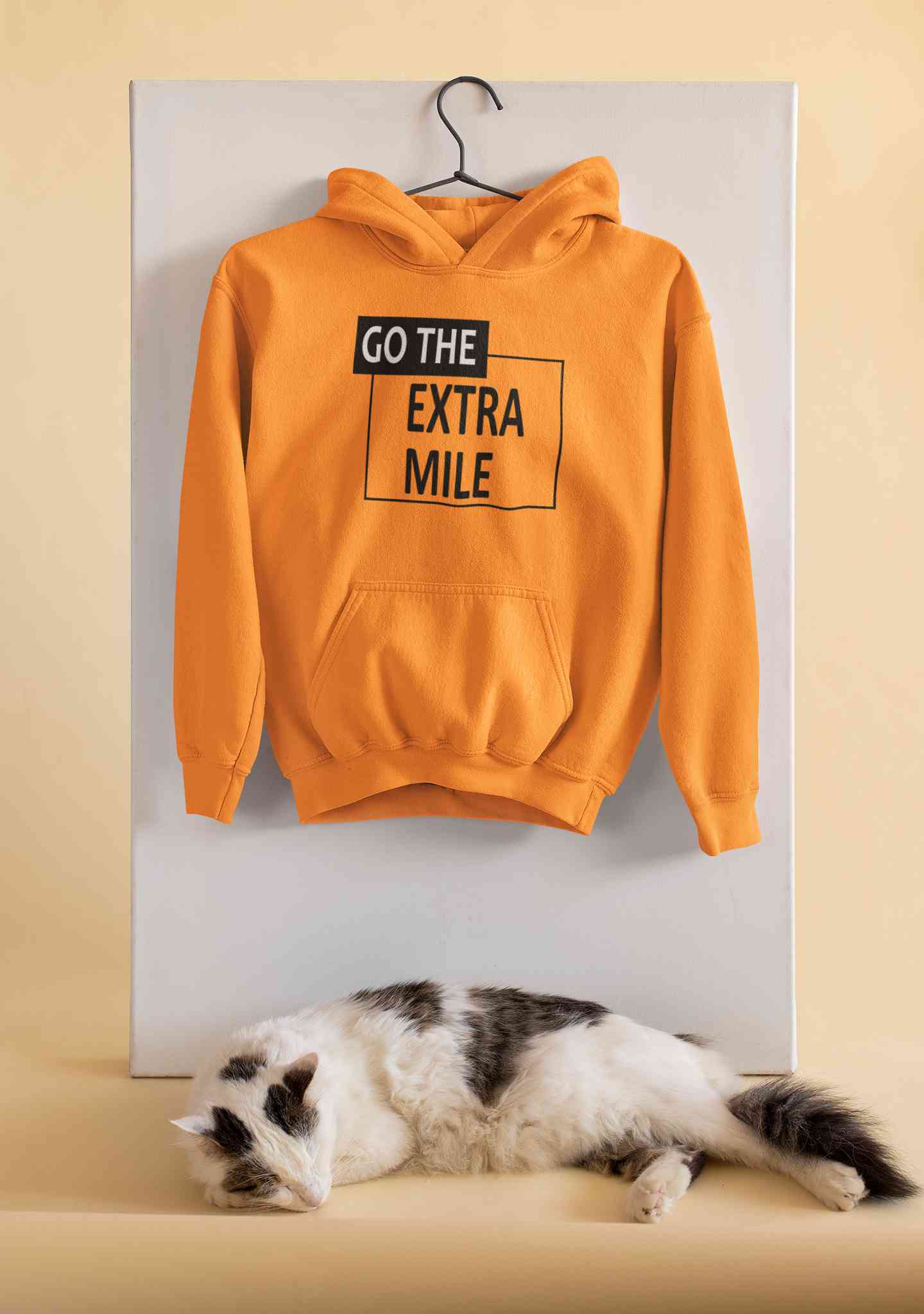 Go The Extra Mile Hoodies for Women-FunkyTeesClub