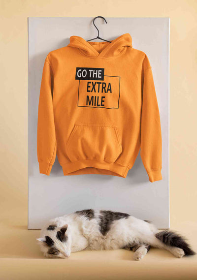 Go The Extra Mile Hoodies for Women-FunkyTeesClub