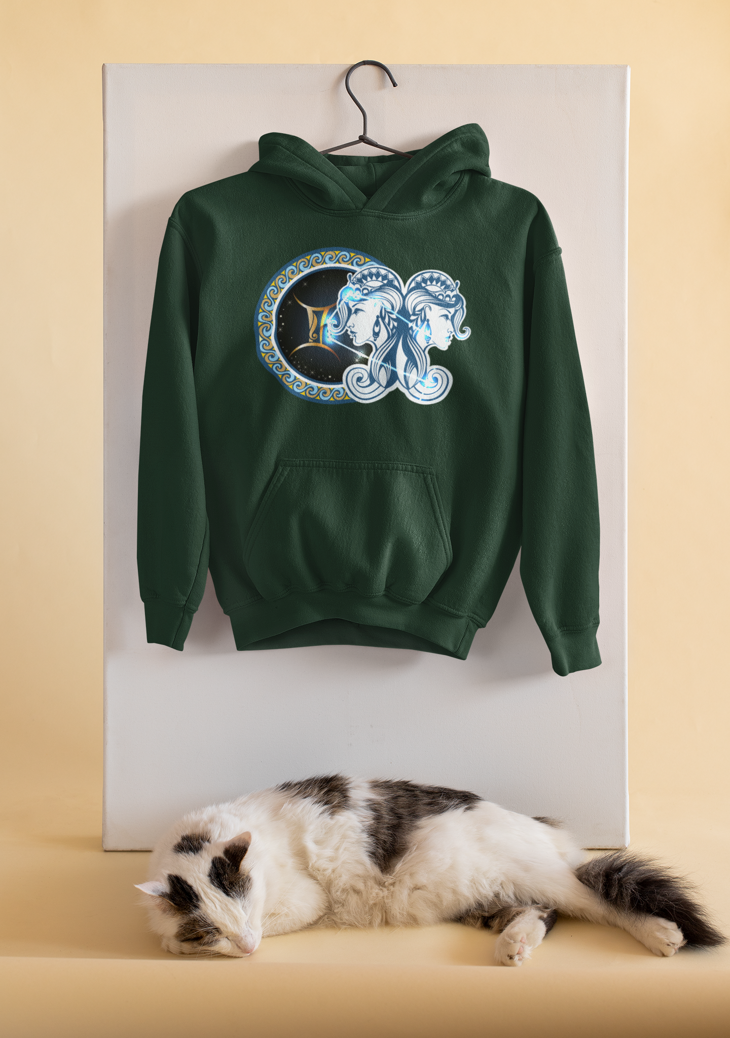 Gemini Zodiac Sign Hoodies for Women-FunkyTeesClub