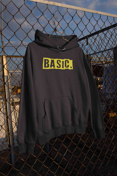 Basic Typography Hoodies for Women-FunkyTeesClub