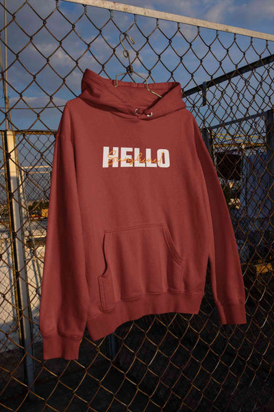 Hello Sunshine Minimals Men Hoodies-FunkyTeesClub