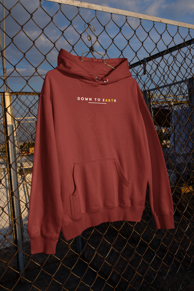 Down To Earth Quotes Hoodies for Women-FunkyTeesClub