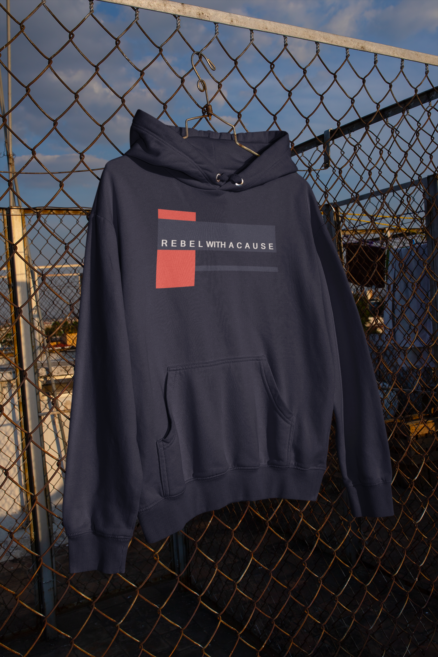 Rebel With A Cause Quotes Men Hoodies-FunkyTeesClub