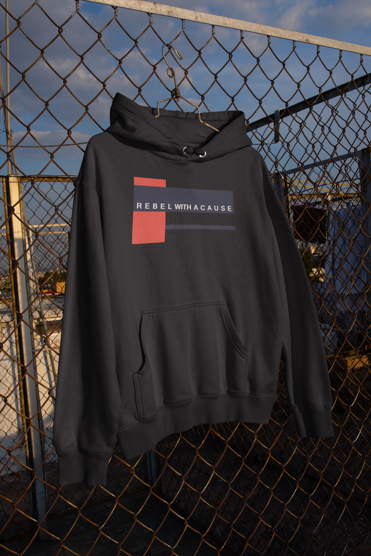 Rebel With A Cause Quotes Hoodies for Women-FunkyTeesClub