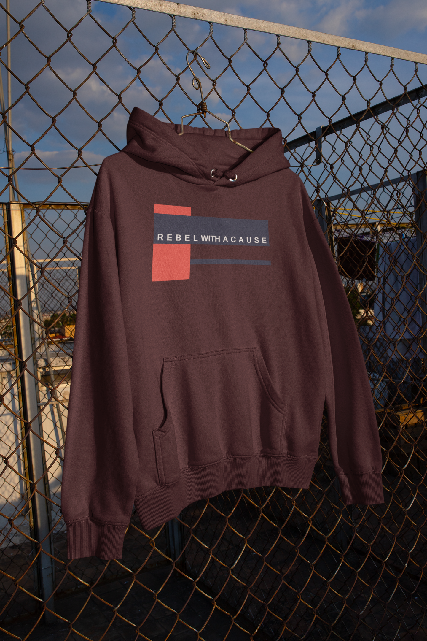 Rebel With A Cause Quotes Hoodies for Women-FunkyTeesClub