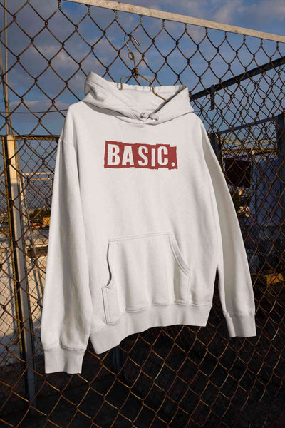 Basic Typography Hoodies for Women-FunkyTeesClub
