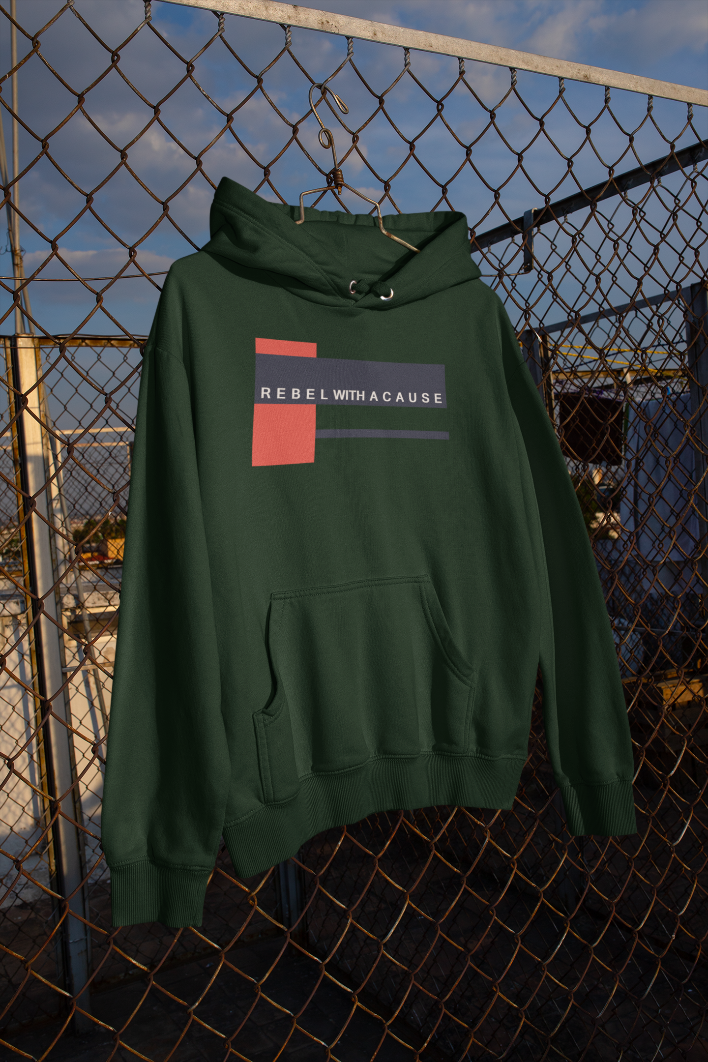 Rebel With A Cause Quotes Hoodies for Women-FunkyTeesClub