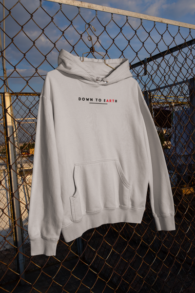 Down To Earth Quotes Men Hoodies-FunkyTeesClub