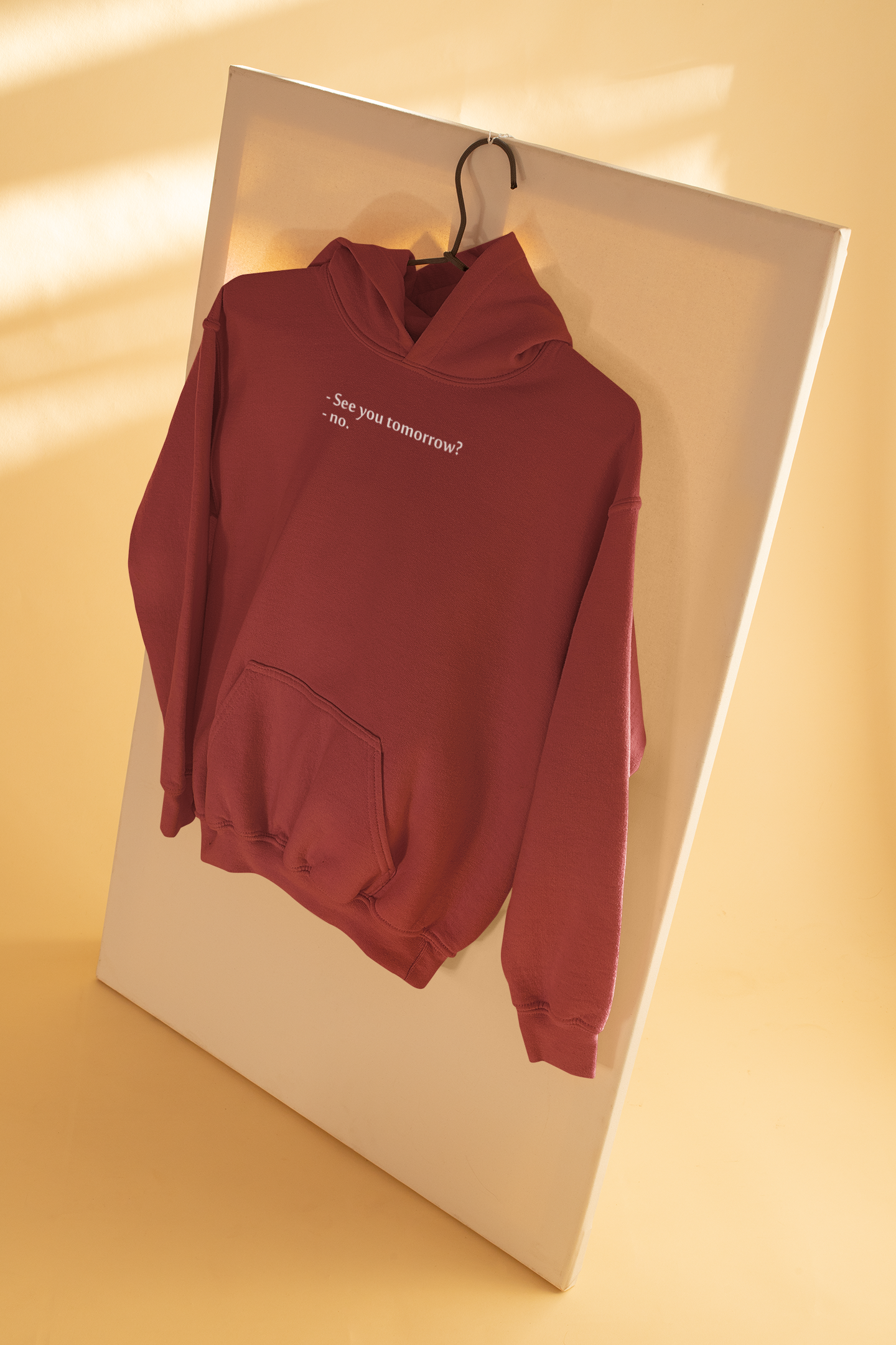See You Tomorrow Quotes Men Hoodies-FunkyTeesClub
