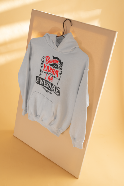 Bhagwan Kasam Desi Hoodies for Women-FunkyTeesClub