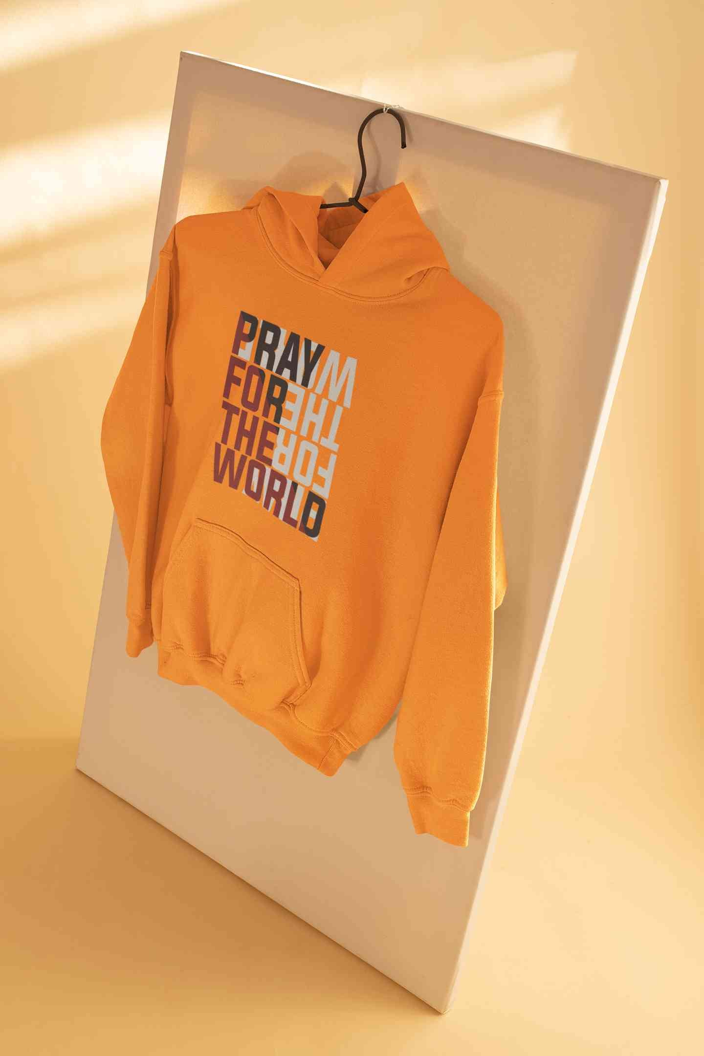 Pray For The World Men Hoodies-FunkyTeesClub