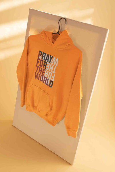 Pray For The World Men Hoodies-FunkyTeesClub