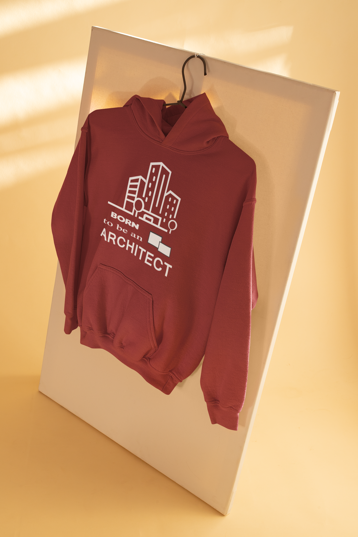 Born To Be An Architect Profession Hoodies for Women-FunkyTeesClub