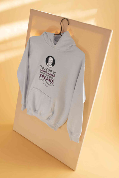 Plato Quote Hoodies for Women-FunkyTeesClub