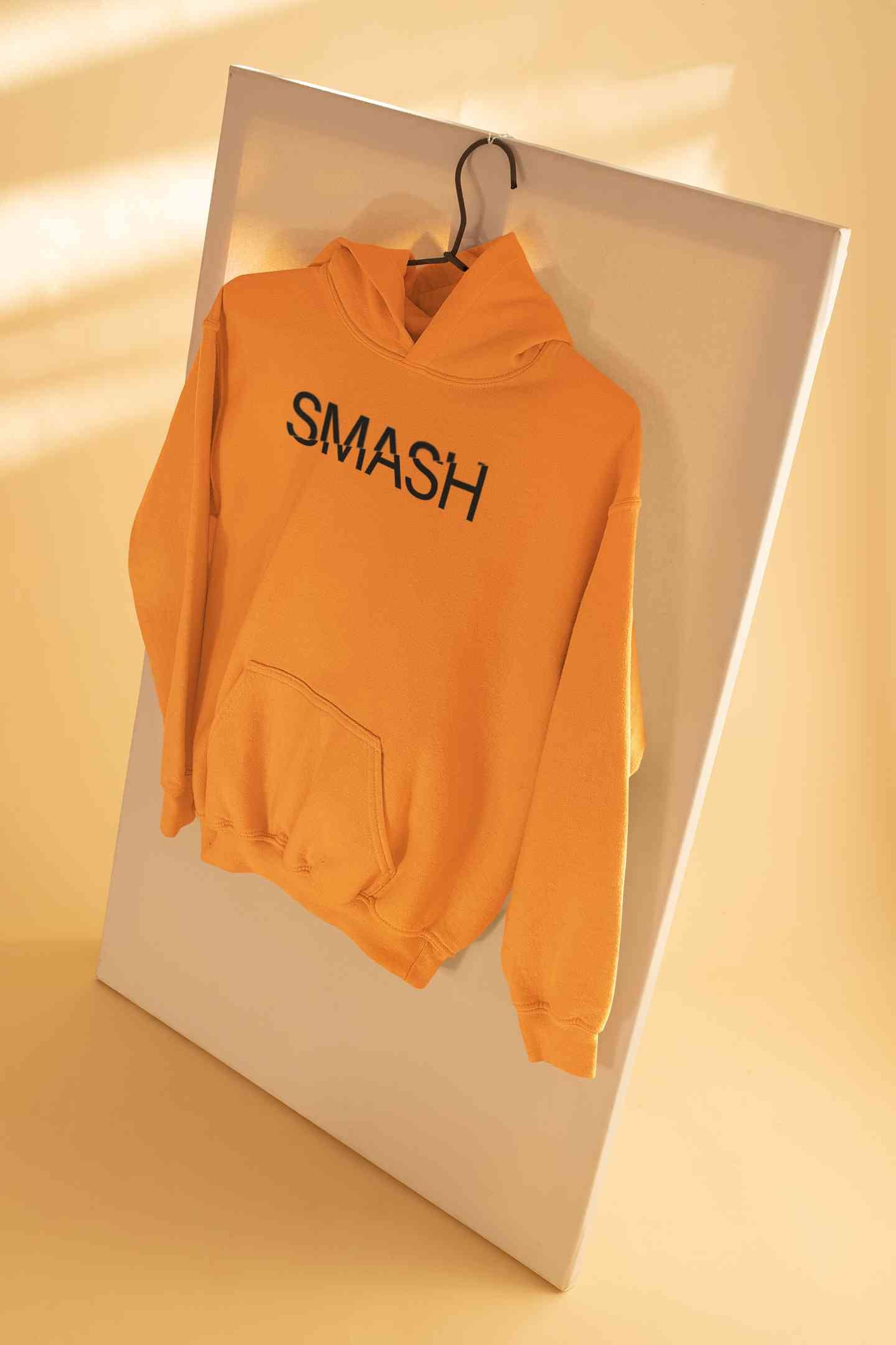 Smash Typography Hoodies for Women-FunkyTeesClub