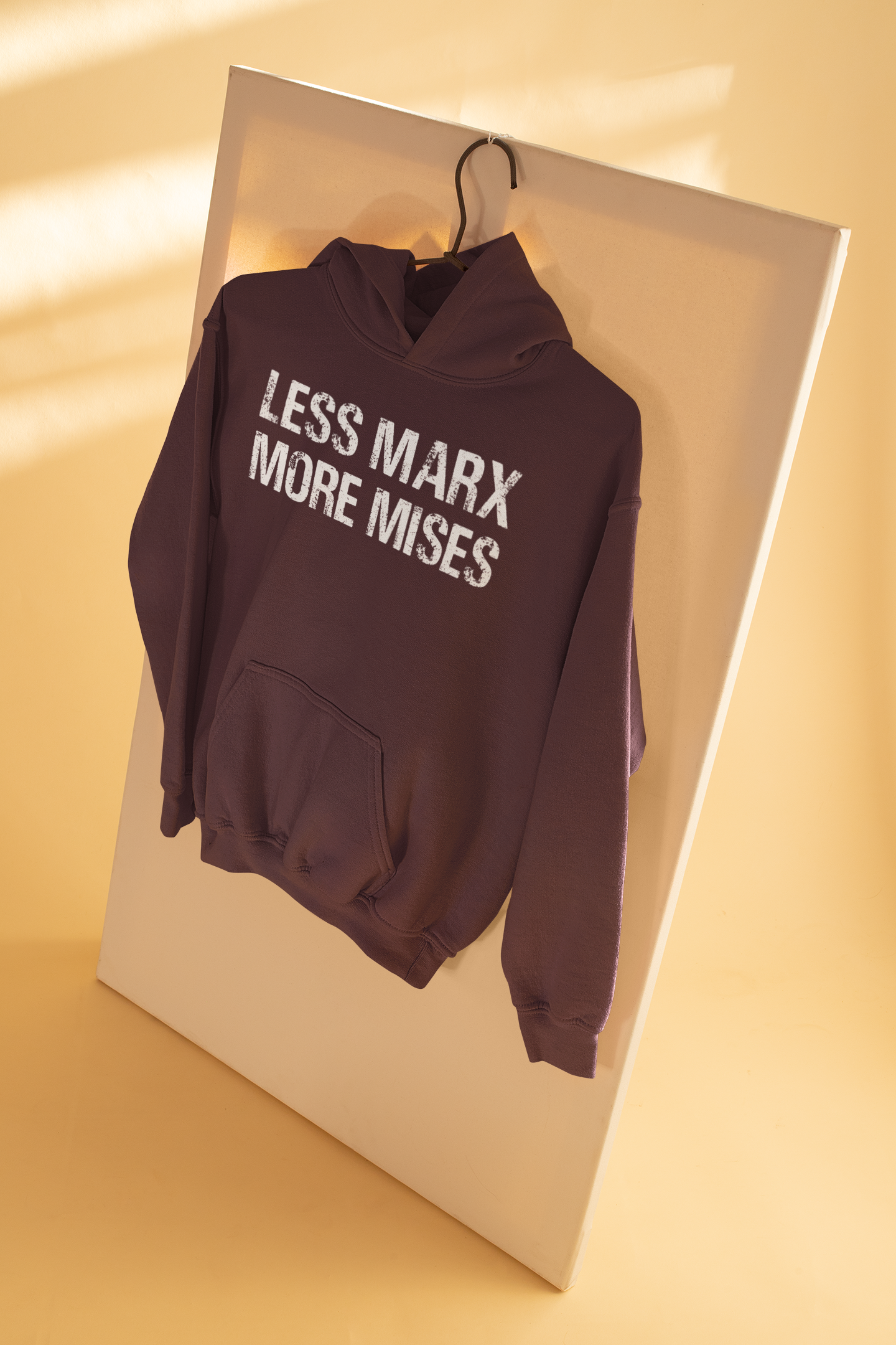 Libertarian Anti Socialist Less Marx More Mises Anti Government Men Hoodies-FunkyTeesClub