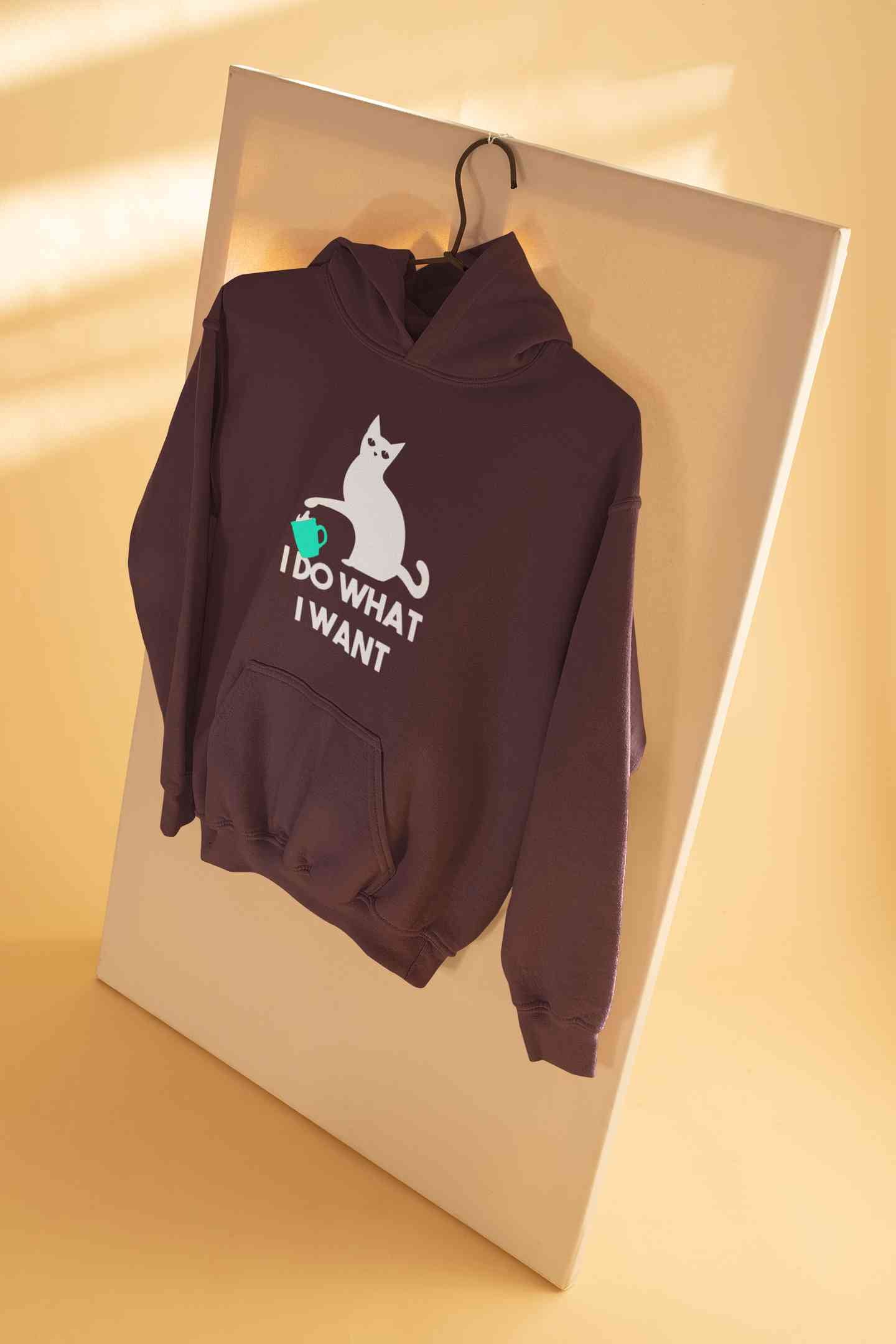 I Do What I Want Hoodies for Women-FunkyTeesClub