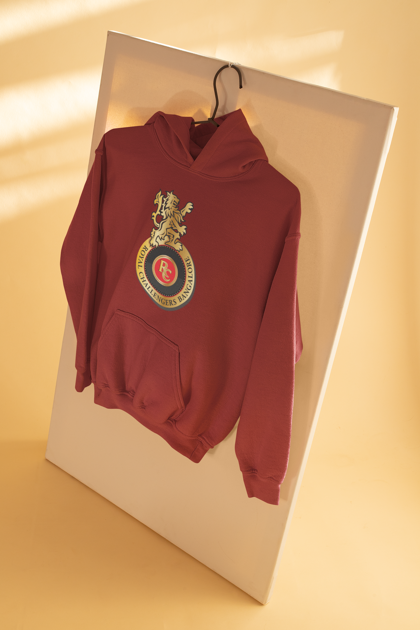 Rcb Logo Men Hoodies-FunkyTeesClub