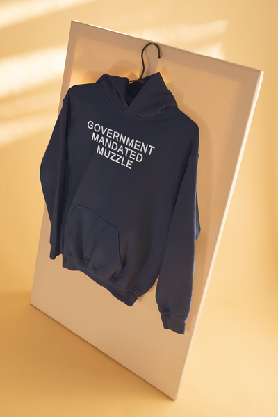Government Mandated Muzzle Anti-Government Men Hoodies-FunkyTeesClub