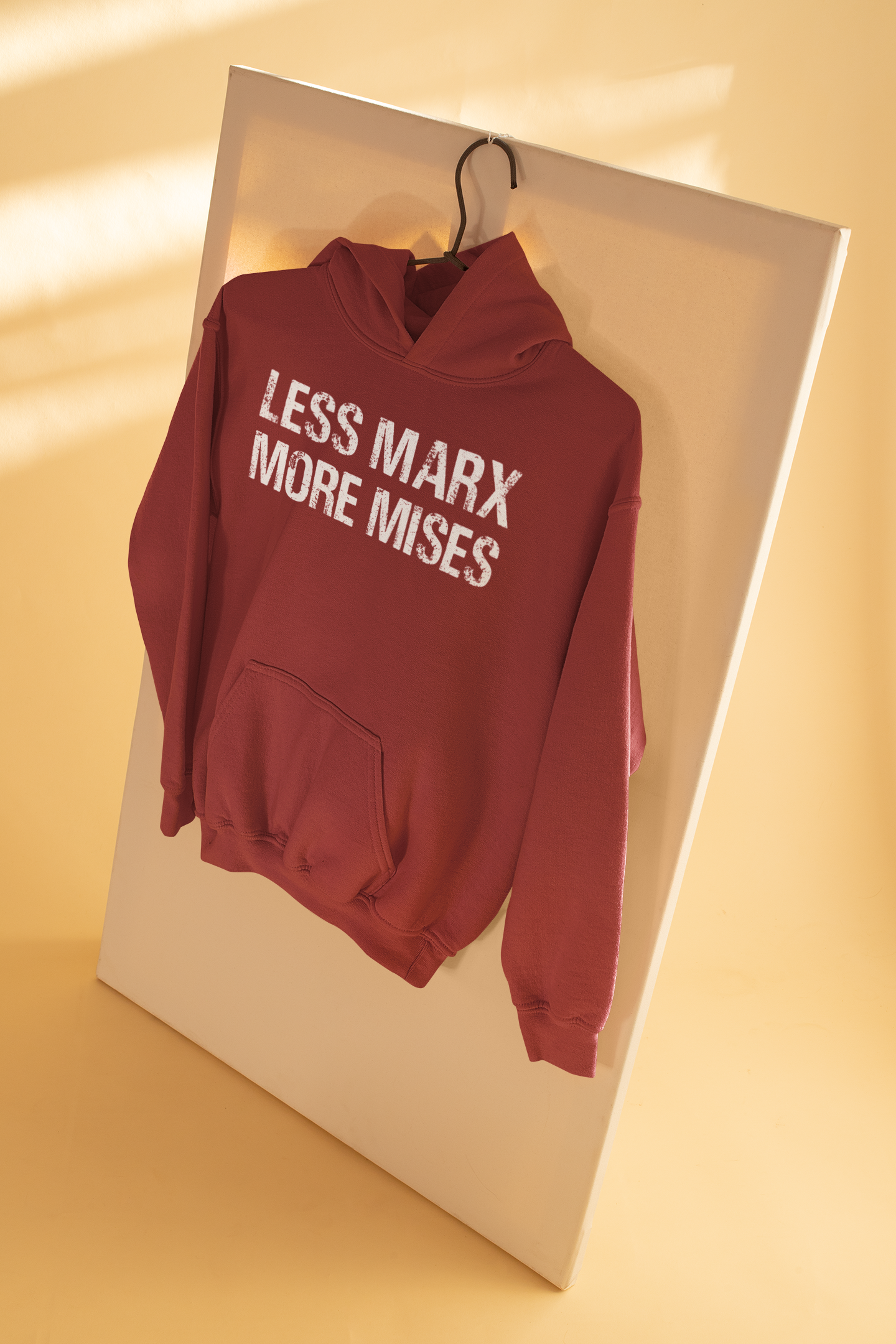 Libertarian Anti Socialist Less Marx More Mises Anti Government Men Hoodies-FunkyTeesClub