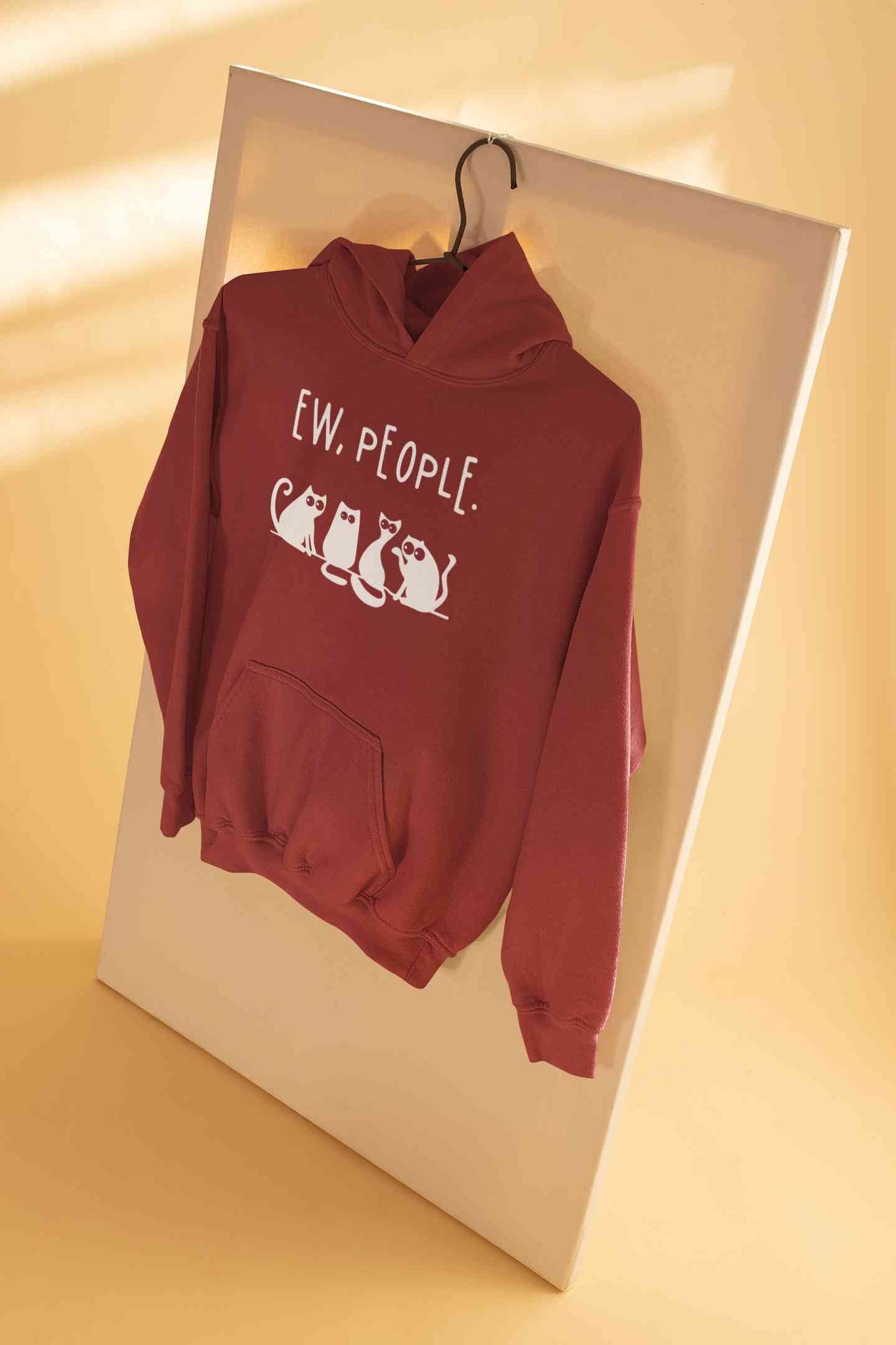 Ew People Hoodies for Women-FunkyTeesClub