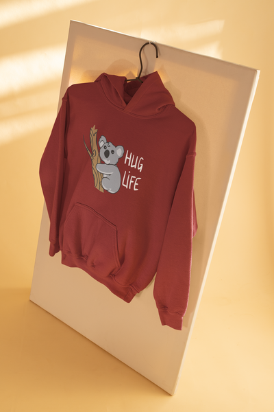 Hug Life Desi Hoodies for Women-FunkyTeesClub