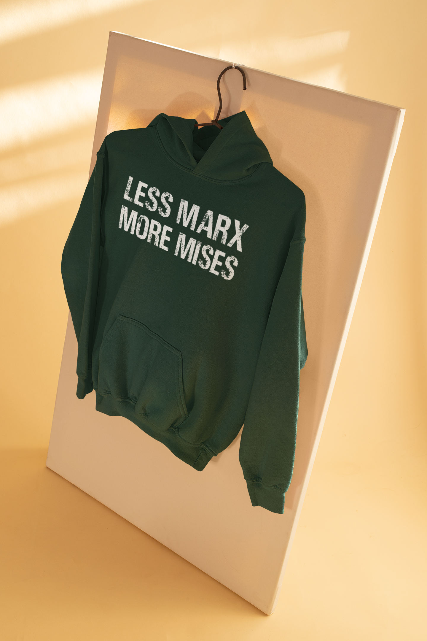 Libertarian Anti Socialist Less Marx More Mises Anti Government Men Hoodies-FunkyTeesClub