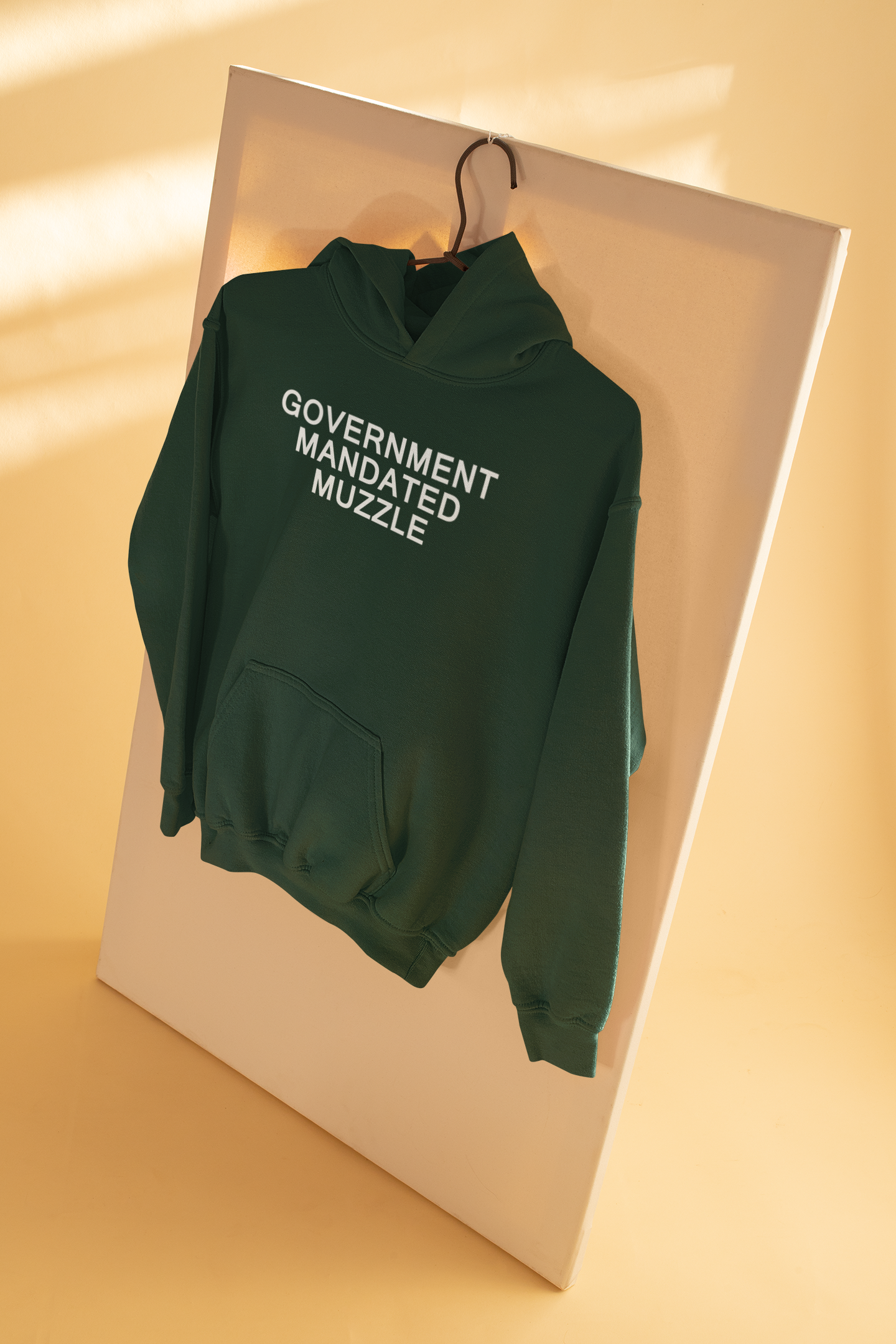 Government Mandated Muzzle Anti-Government Men Hoodies-FunkyTeesClub