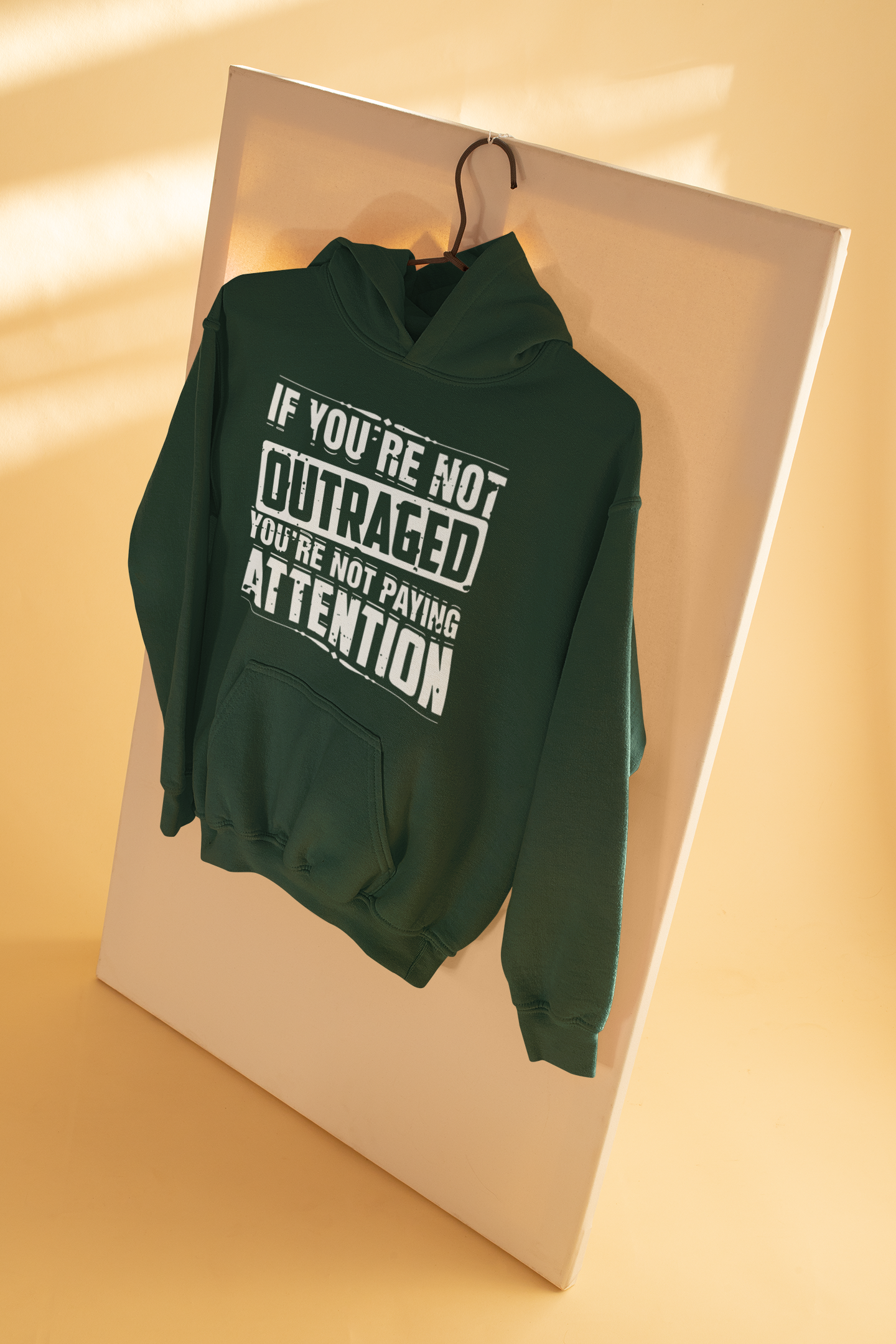 If You Are Not Outraged You Are Not Paying Attention Anti Government Hoodies for Women-FunkyTeesClub