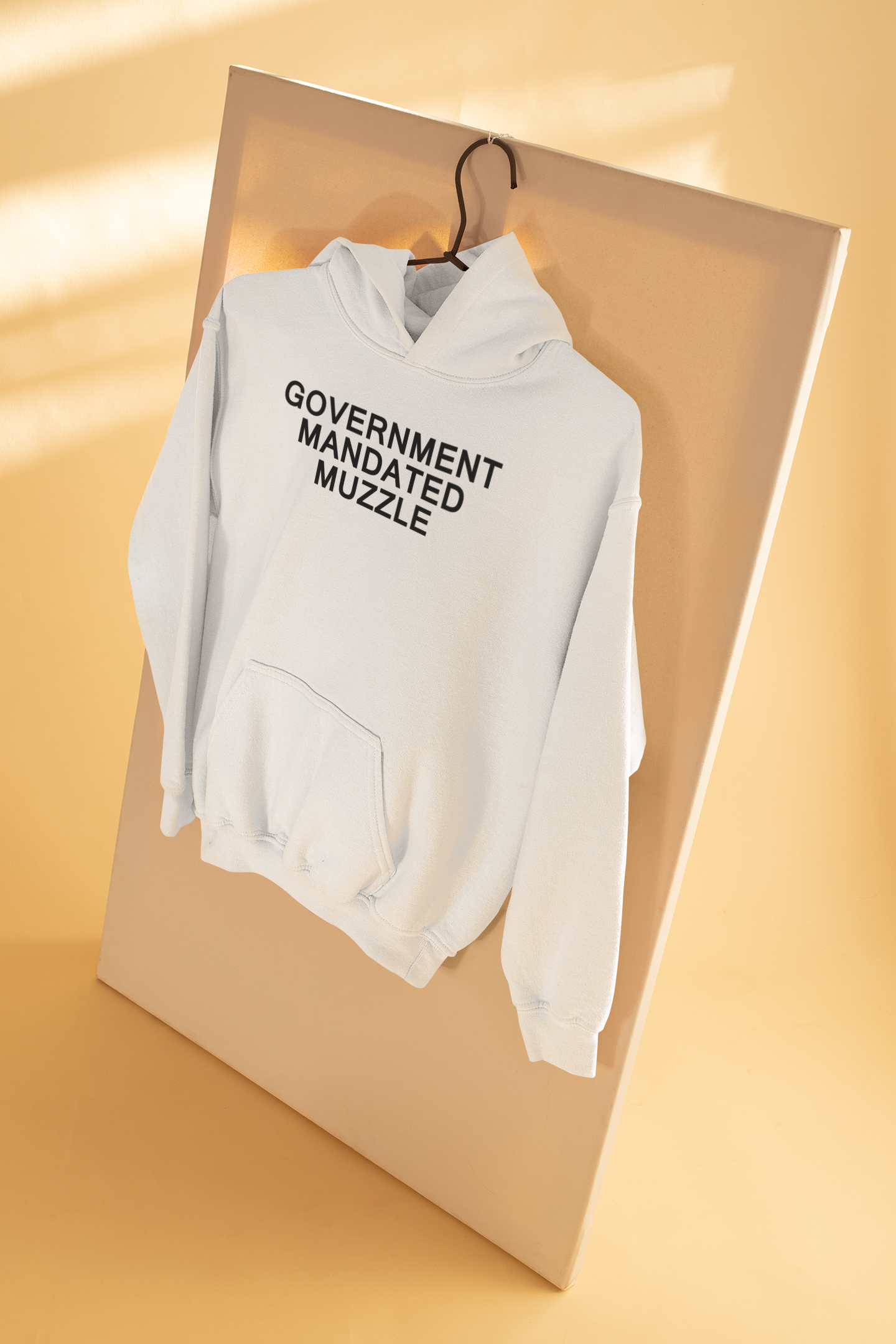Government Mandated Muzzle Anti-Government Men Hoodies-FunkyTeesClub