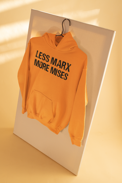 Libertarian Anti Socialist Less Marx More Mises Anti Government Men Hoodies-FunkyTeesClub