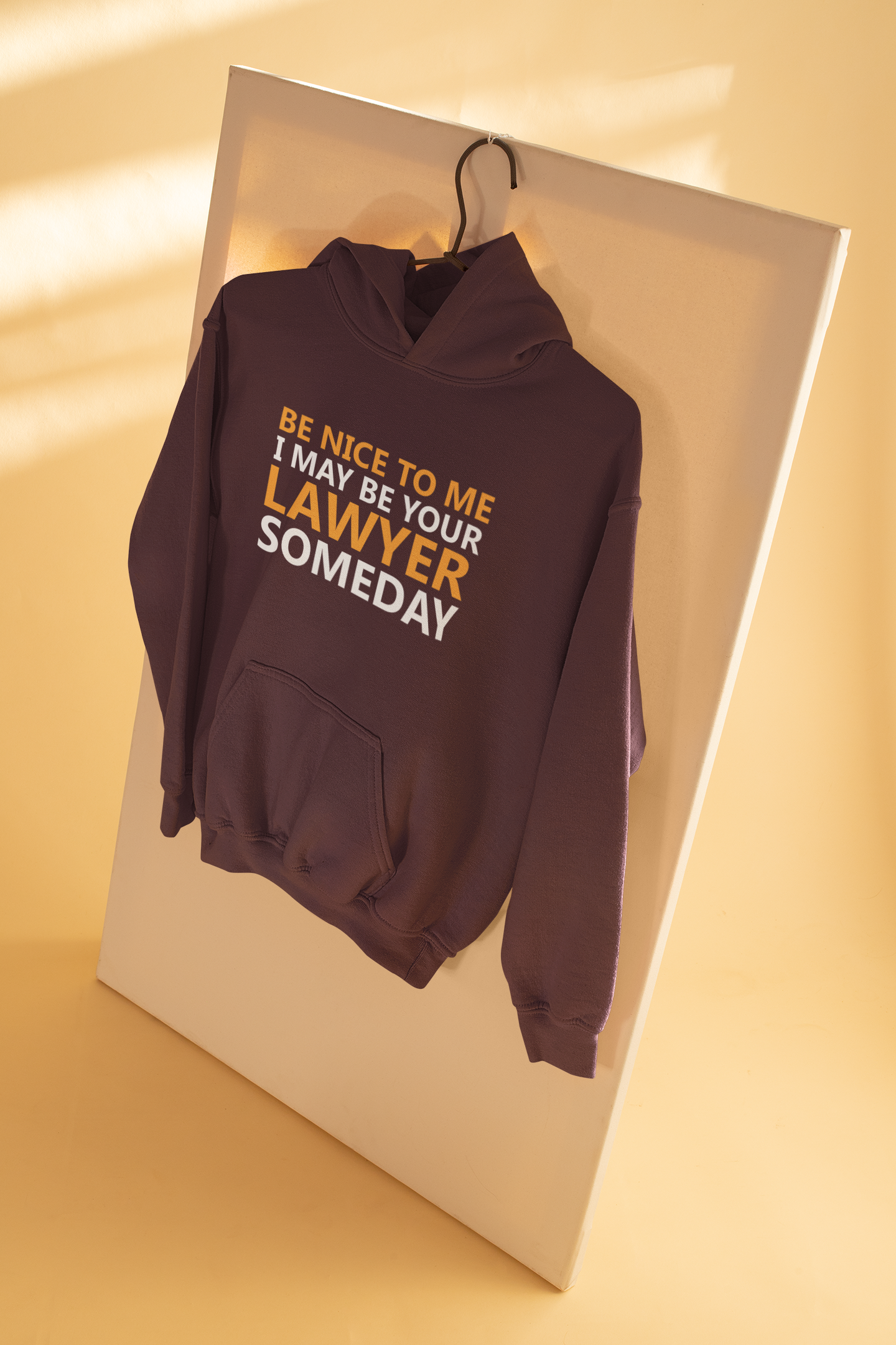 Be Nice To Me Lawyer  Men Hoodies-FunkyTeesClub