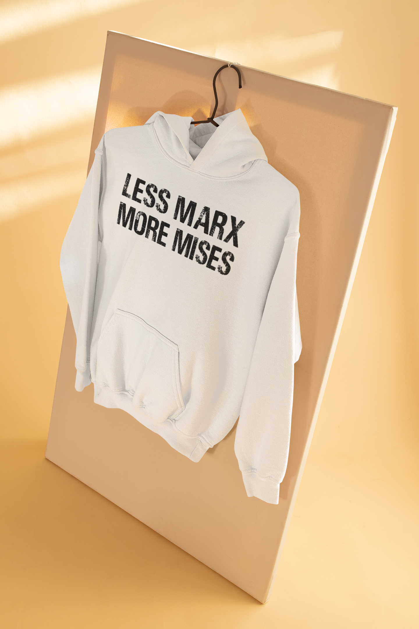Libertarian Anti Socialist Less Marx More Mises Anti Government Men Hoodies-FunkyTeesClub