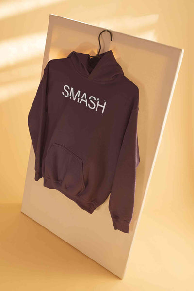 Smash Typography Hoodies for Women-FunkyTeesClub
