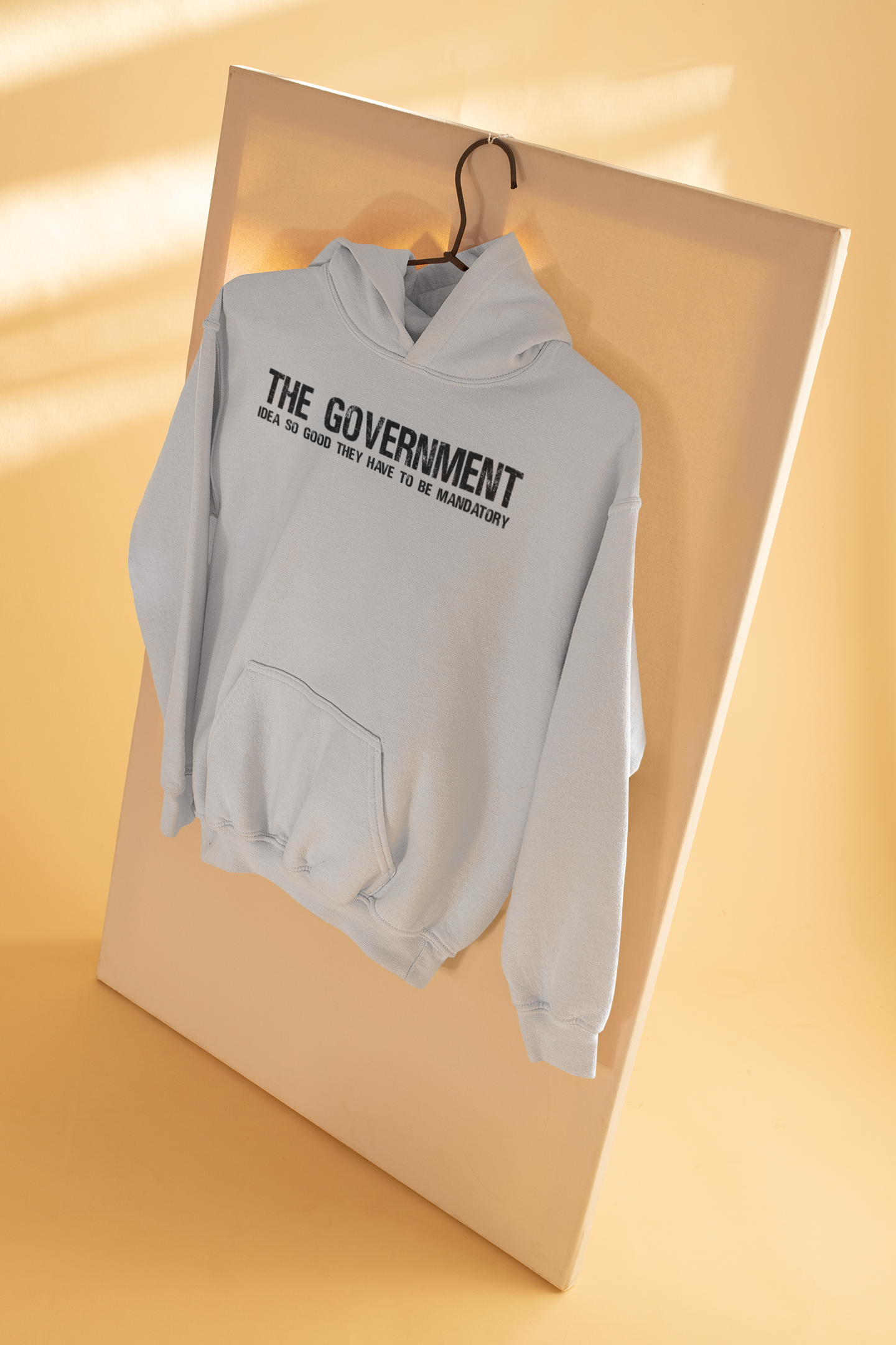 The Government Ideas So Good They Have To Be Mandatory  Libertarian Anti-Government Men Hoodies-FunkyTeesClub
