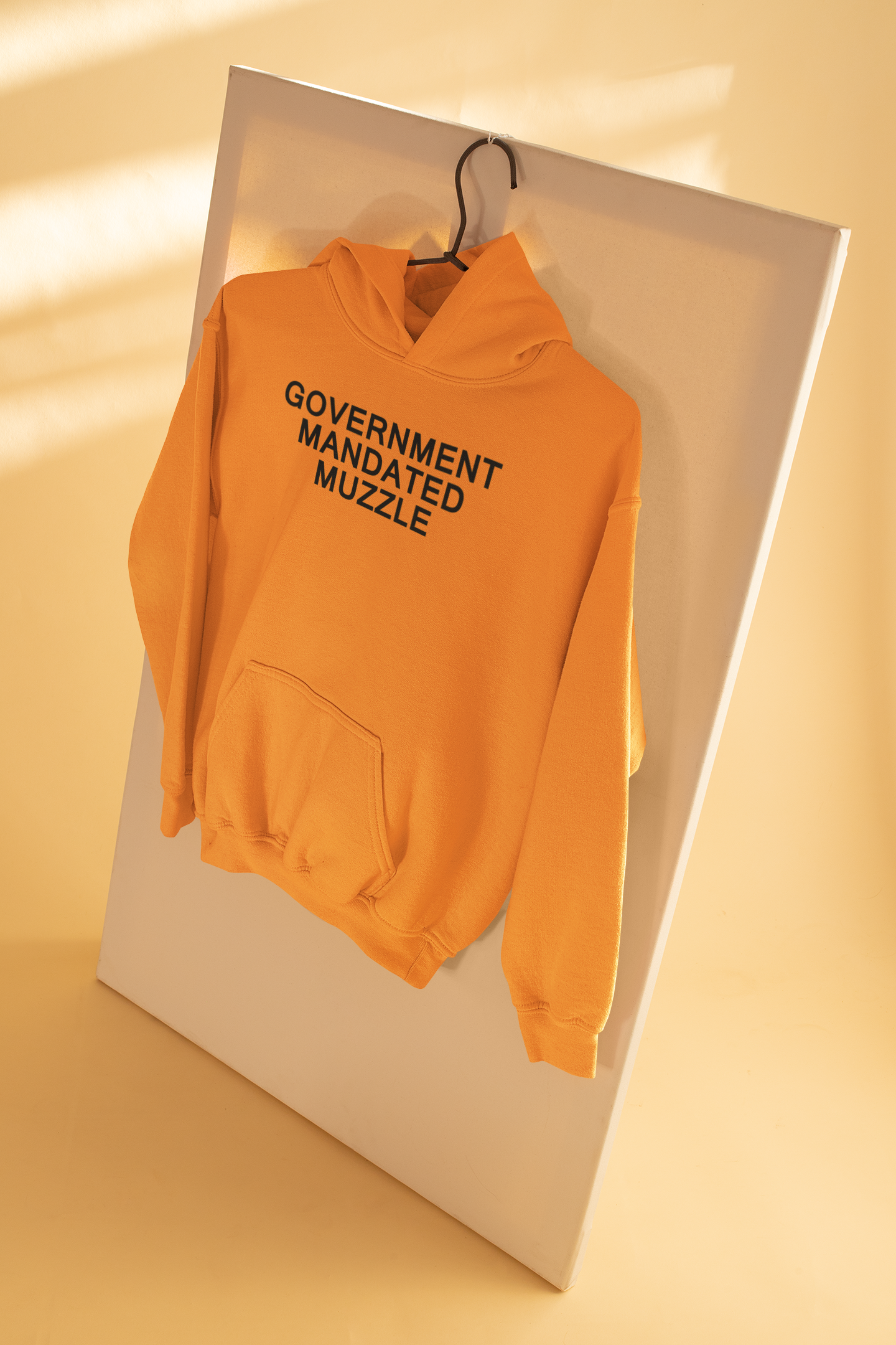 Government Mandated Muzzle Anti-Government Men Hoodies-FunkyTeesClub