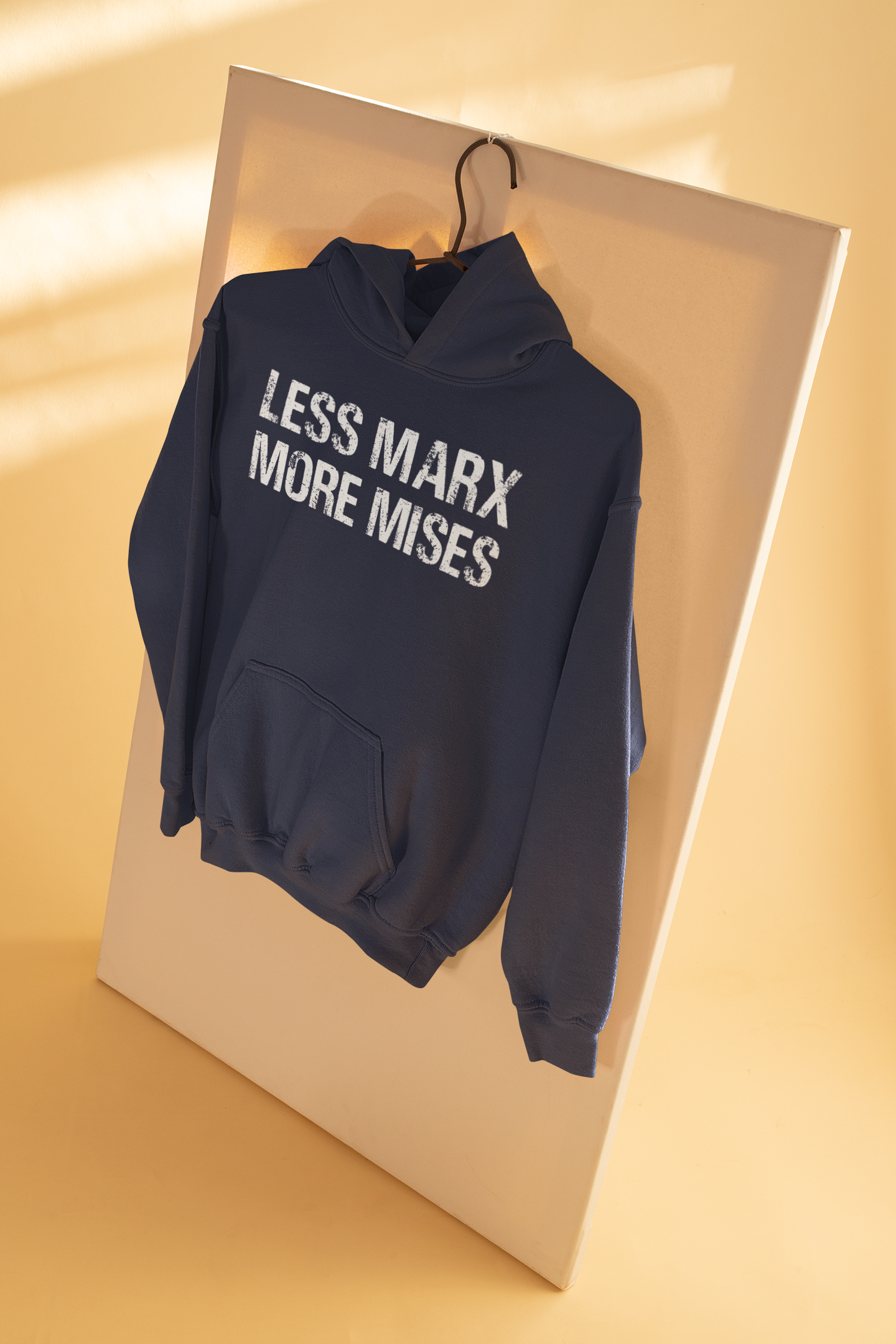 Libertarian Anti Socialist Less Marx More Mises Anti Government Men Hoodies-FunkyTeesClub