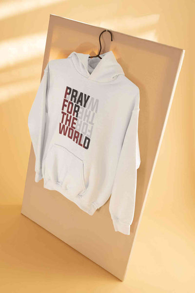 Pray For The World Men Hoodies-FunkyTeesClub