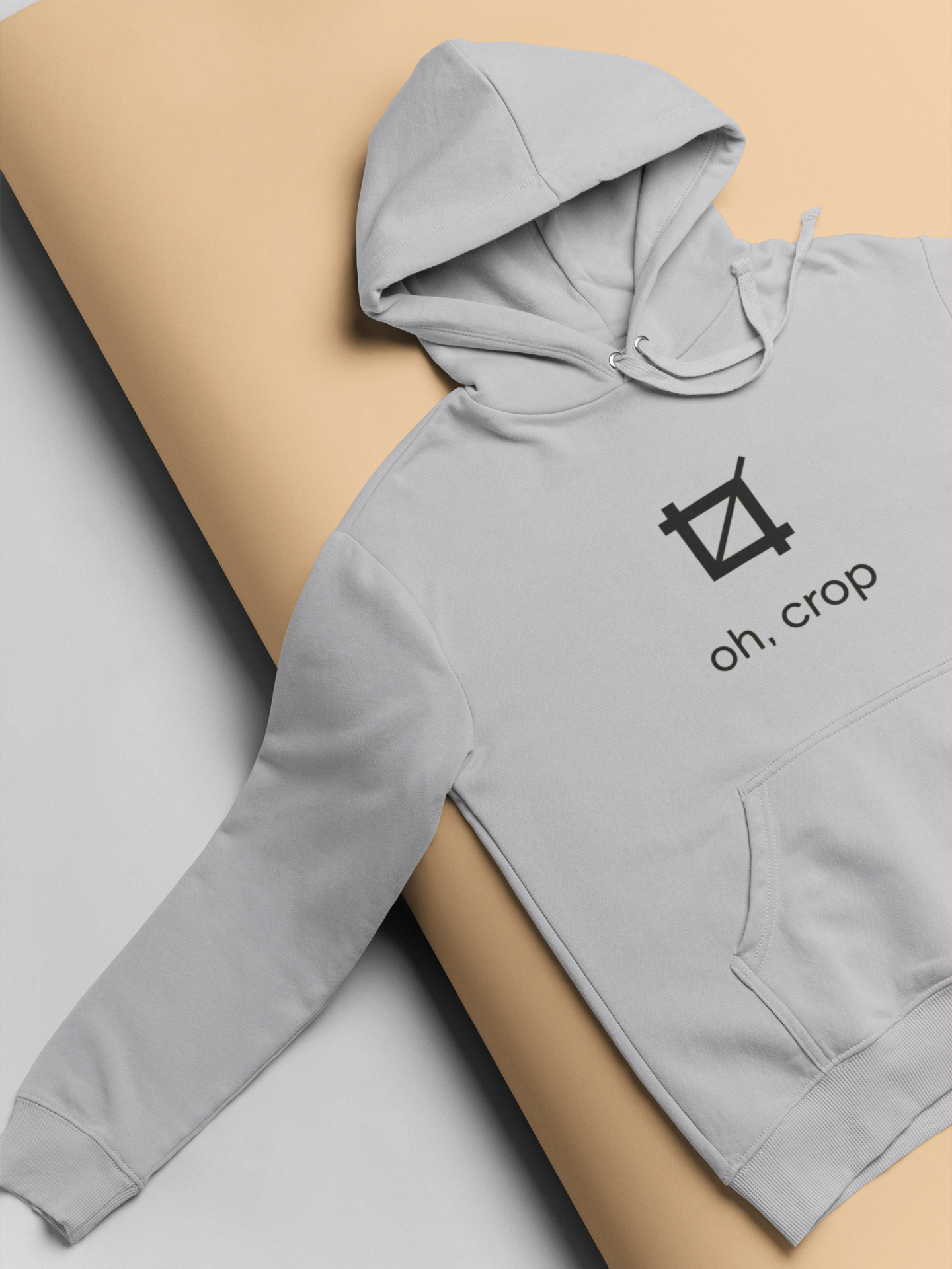 Oh Crop Hoodies for Women-FunkyTeesClub