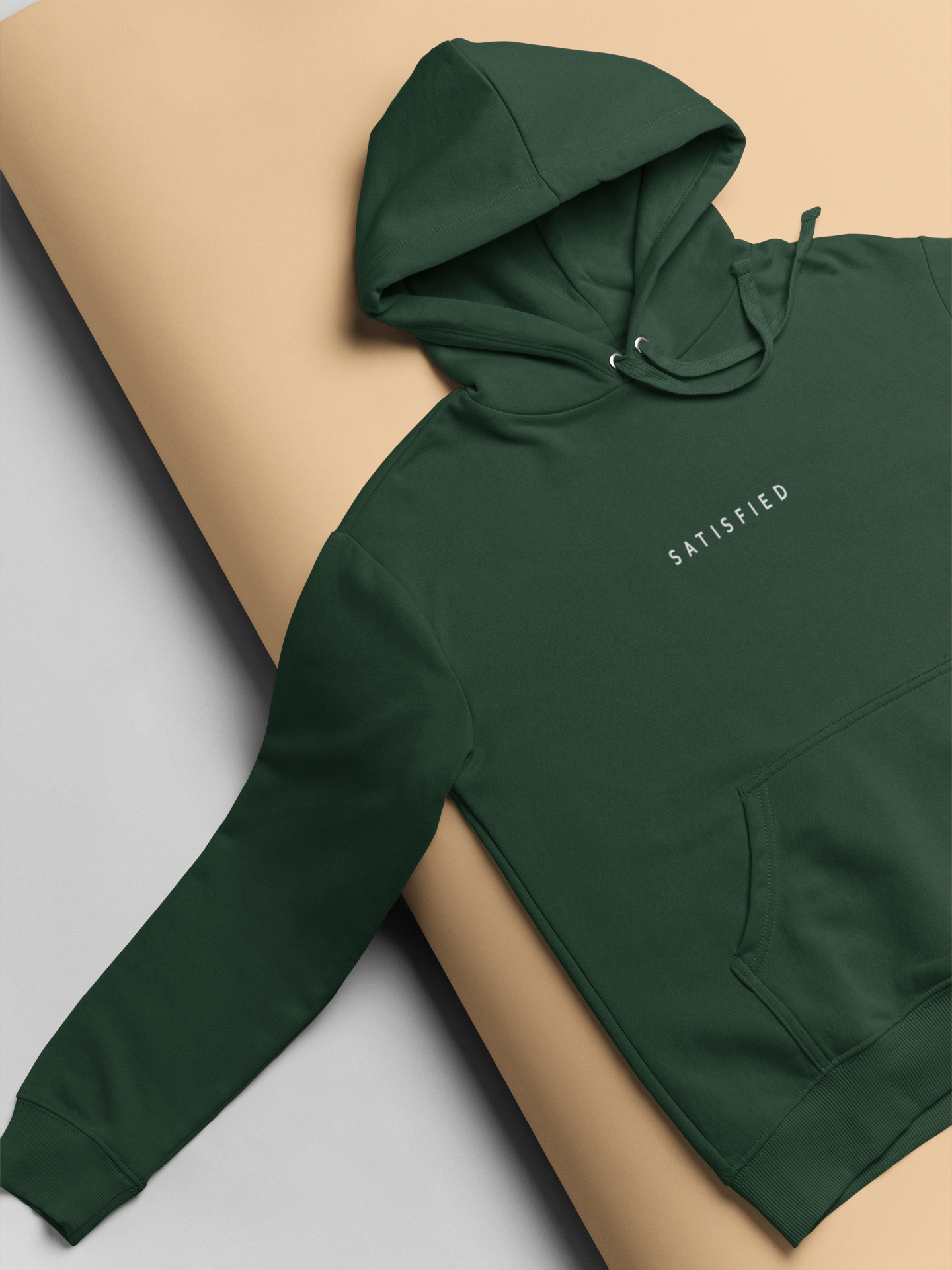 Satisfied Men Hoodies-FunkyTeesClub