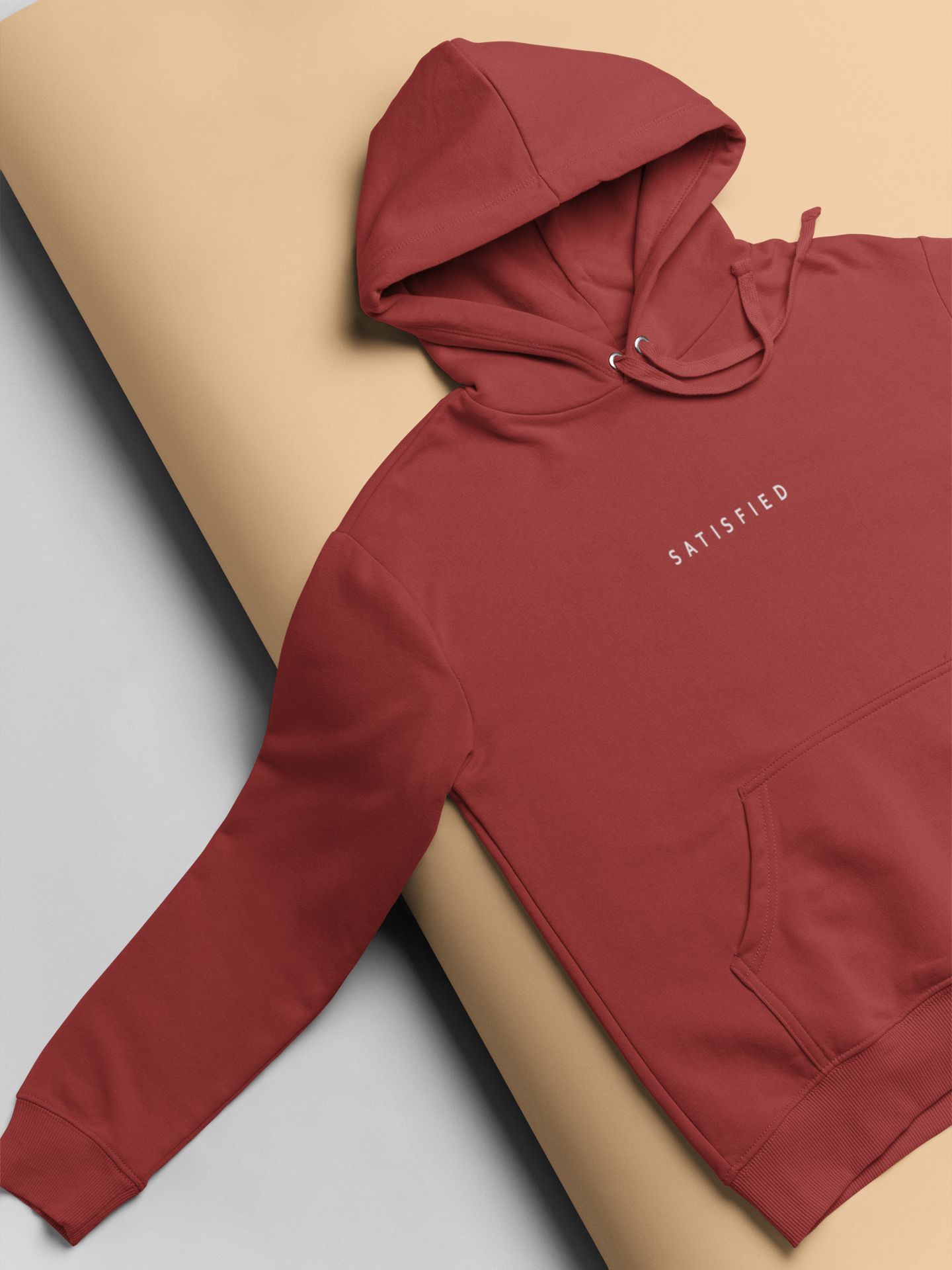 Satisfied Men Hoodies-FunkyTeesClub