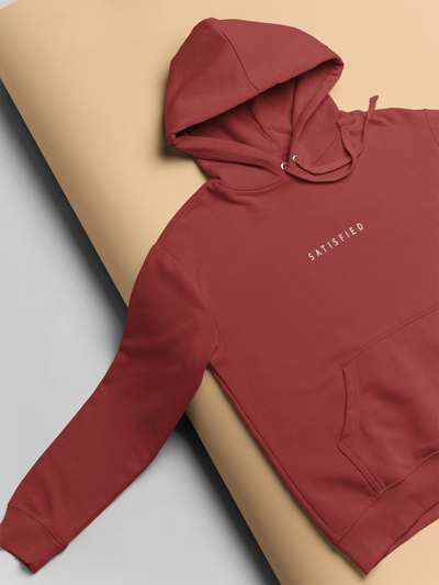 Satisfied Men Hoodies-FunkyTeesClub